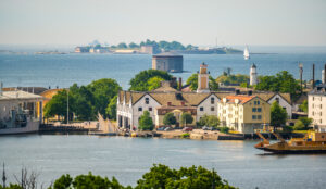 Vybild över Karlskrona skärgård