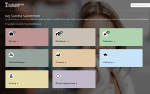 Bild av Invånarportalens dashboard