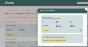 Vy över hur gårdsförsäljning av alkohol ser ut i Onify Invånare